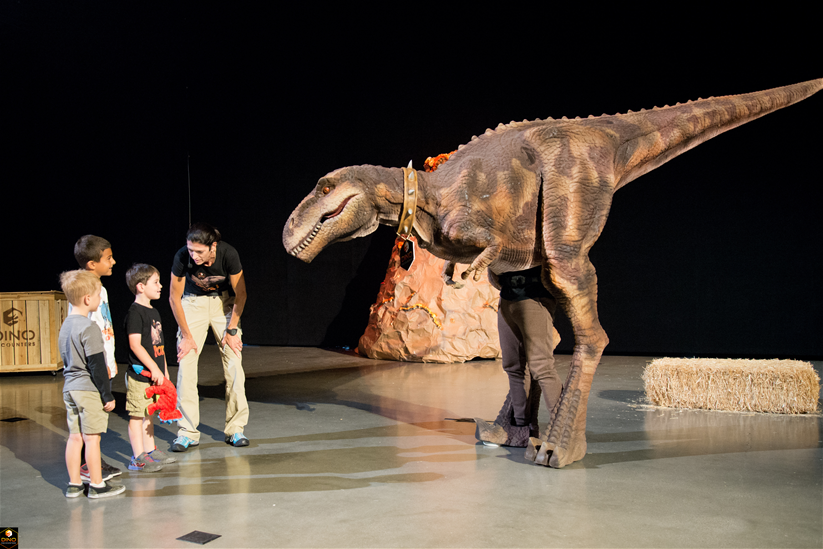 The Dino Encounters Show with Rocky the Trex!