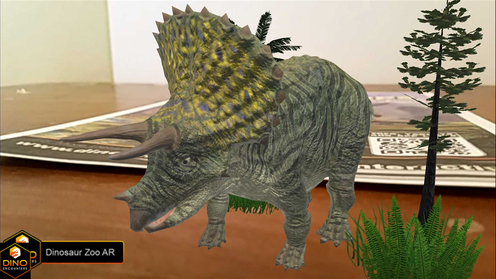 Dino Encounters Augmented Reality Dinosaur Zoo mobile app