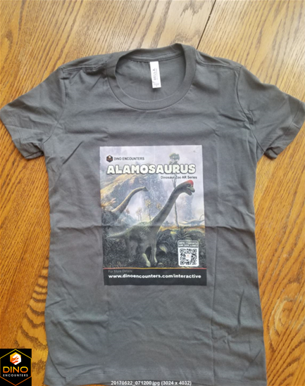 Augmented Reality Alamosaurus T-Shirt